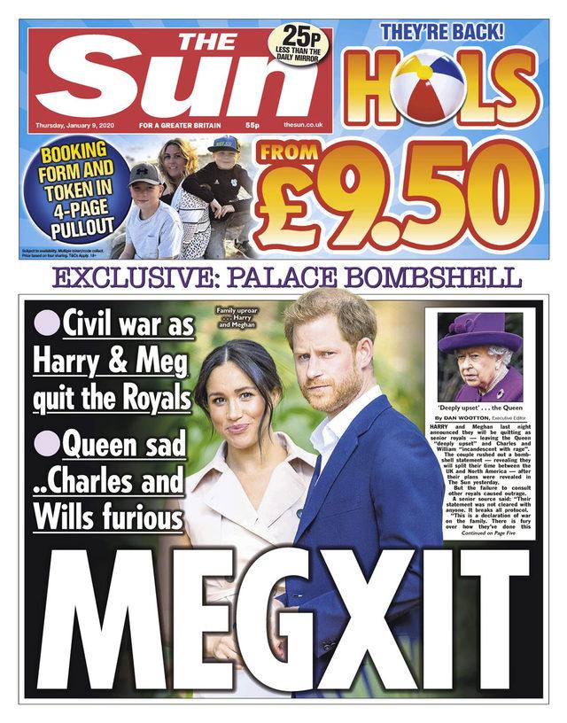 The Sun gazetesi, Buckingham Sarayı kaynaklarına dayandırdığı haberinde 