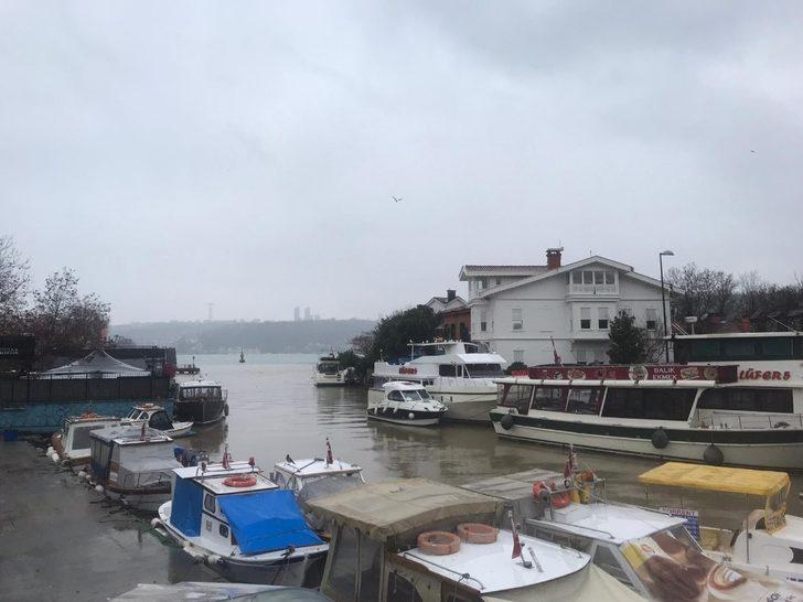 Boğaz'ın rengi değişti, Anadolu Hisarı sahiline çamur aktı G4