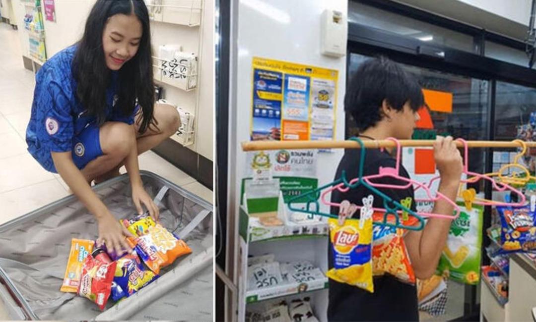 Plastik poşetin yasaklandığı Tayland'da halk alışverişe bakın nasıl geldi