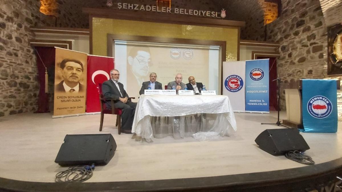 Memur-Sen kurucu başkanı merhum Akif İnan Manisa&rsquo;da anıldı