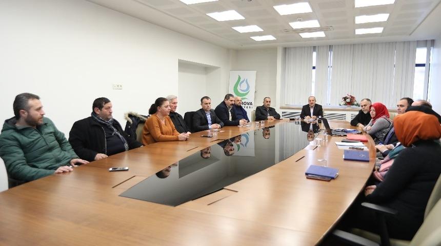 &Ccedil;ayırova Belediyesi, muhtarlarla &ccedil;alışmaları konuştu