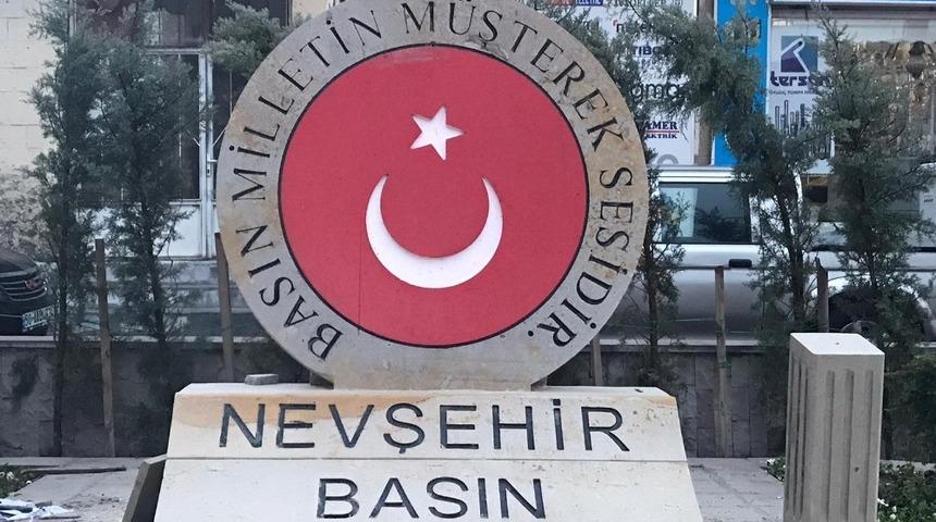Nevşehir Basın Anıtı yarın a&ccedil;ılıyor