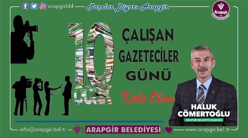 Başkan C&ouml;mertoğlu&rsquo;ndan 10 Ocak &Ccedil;alışan Gazeteciler G&uuml;n&uuml; mesajı