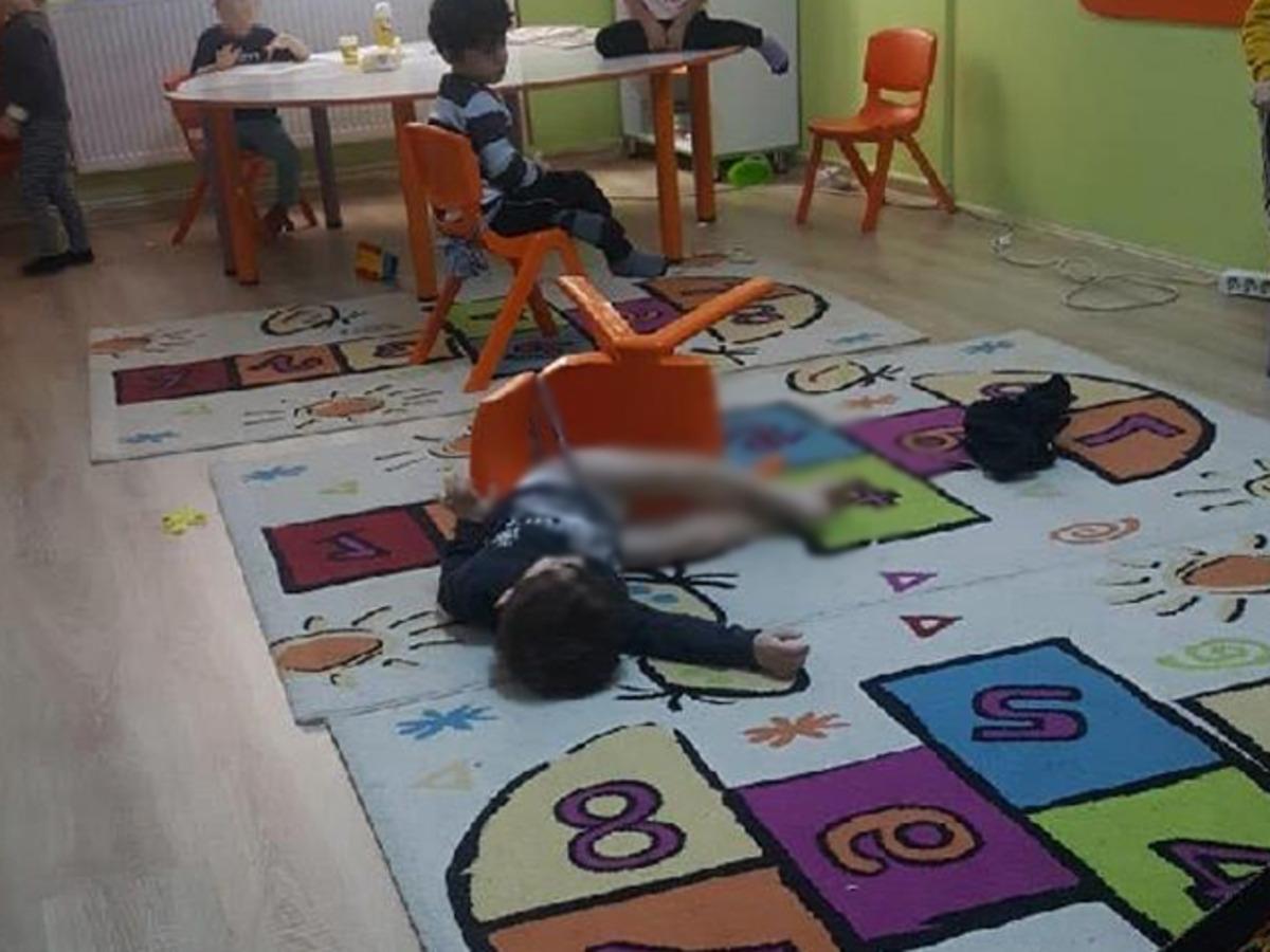 Anaokulunda skandal olay! İkizleri sandalyeye bağlamışlar
