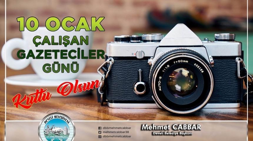 Başkan Cabbar&rsquo;ın 10 Ocak &Ccedil;alışan Gazeteciler G&uuml;n&uuml; mesajı