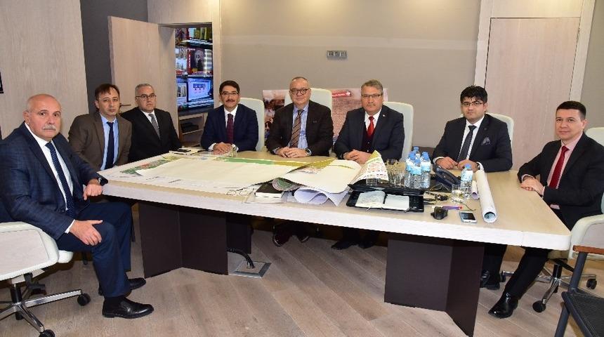 Başkanlar imar planları i&ccedil;in buluştu