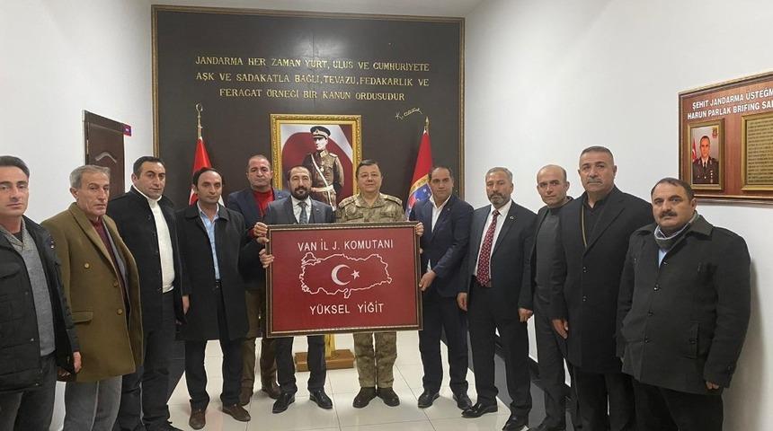 Başkan Kahraman&rsquo;dan İl Jandarma Komutanı Tuğgeneral Yiğit&rsquo;e ziyaret