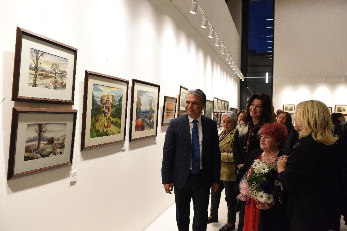 T&uuml;rkan Şoray&rsquo;da yılın ilk sergisi a&ccedil;ıldı