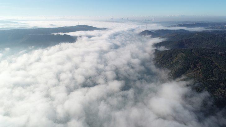 Sis altındaki Yavuz Sultan Selim Köprüsü havadan fotoğraflandı G1