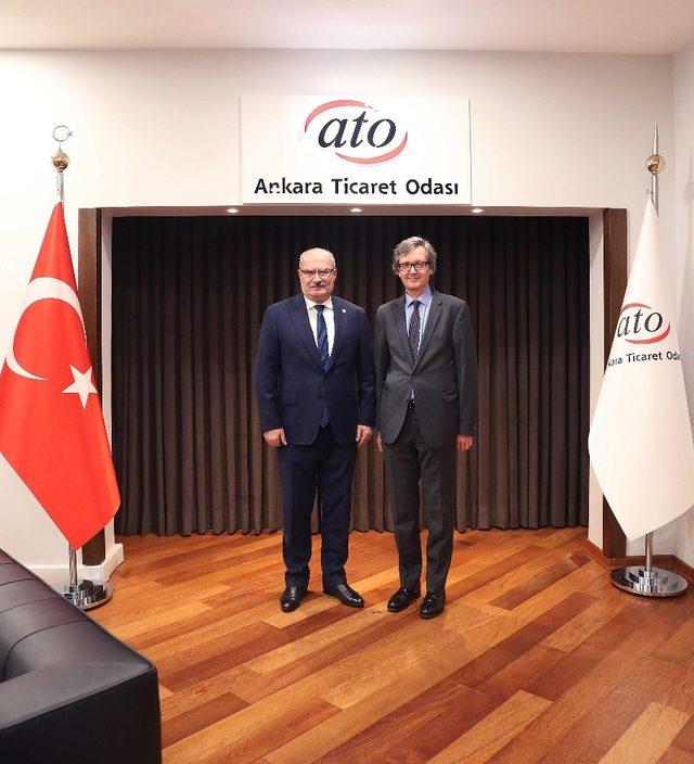 Avusturya Büyükelçisi Wimmer’dan ATO Başkanı Baran’a ziyaret