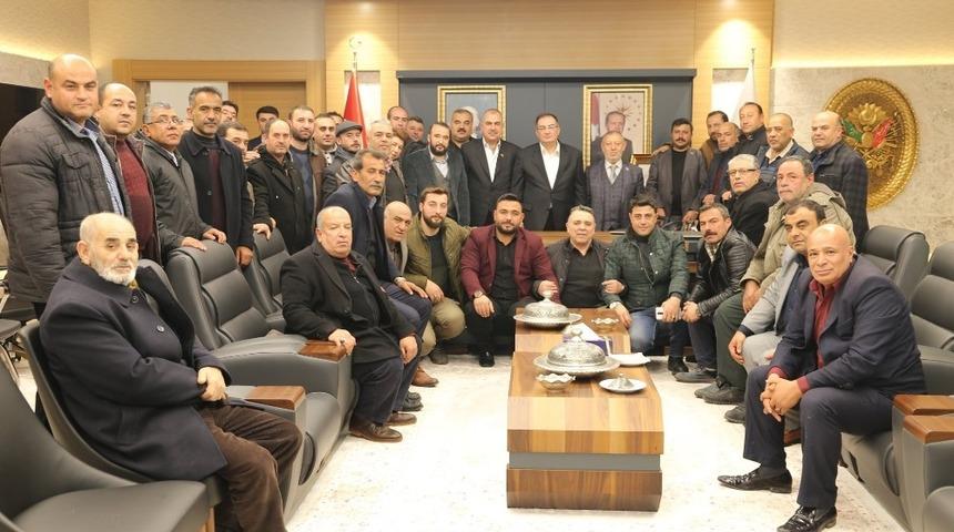 Muhtarlardan Başkan Bulut&rsquo;a destek