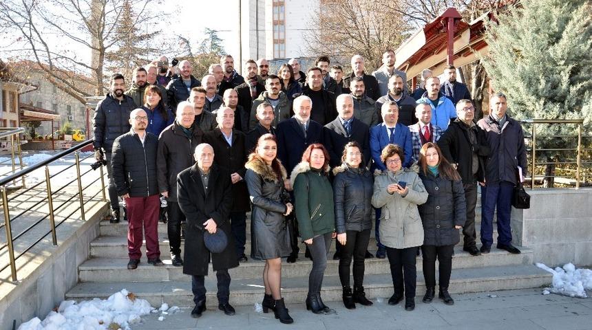 Isparta&rsquo;daki gazeteciler 10 Ocak kahvaltısında buluştu