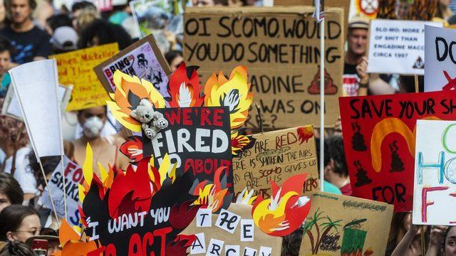 Avustralya yangınları:  Mega yangın  &ouml;ncesi 240 bin kişiye tahliye &ccedil;ağrısı yapıldı, Sydney de h&uuml;k&uuml;met protesto ediliyor 1