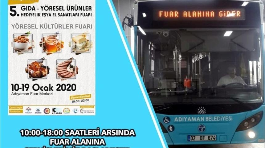 Belediye otob&uuml;sleri fuar alanına kadar hizmet verecek
