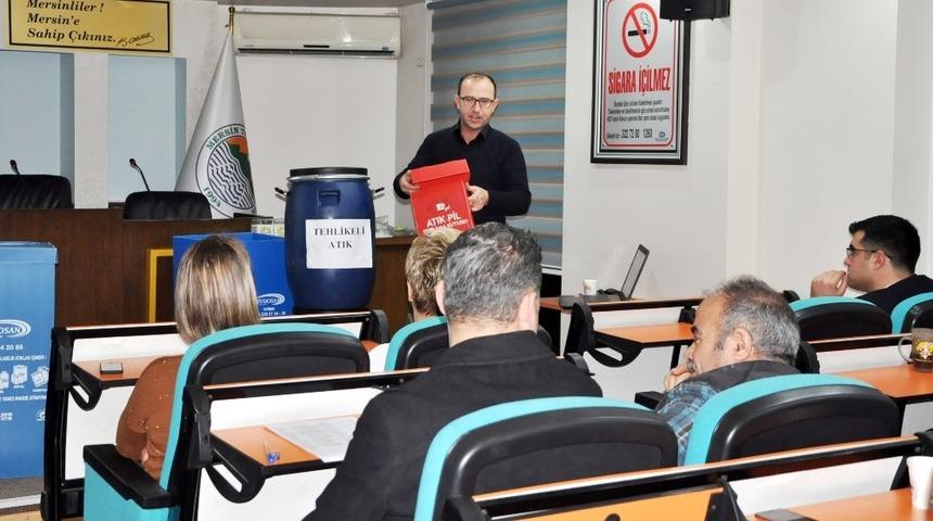 Toroslar Belediyesi personeline &rsquo;sıfır atık&rsquo; eğitimi