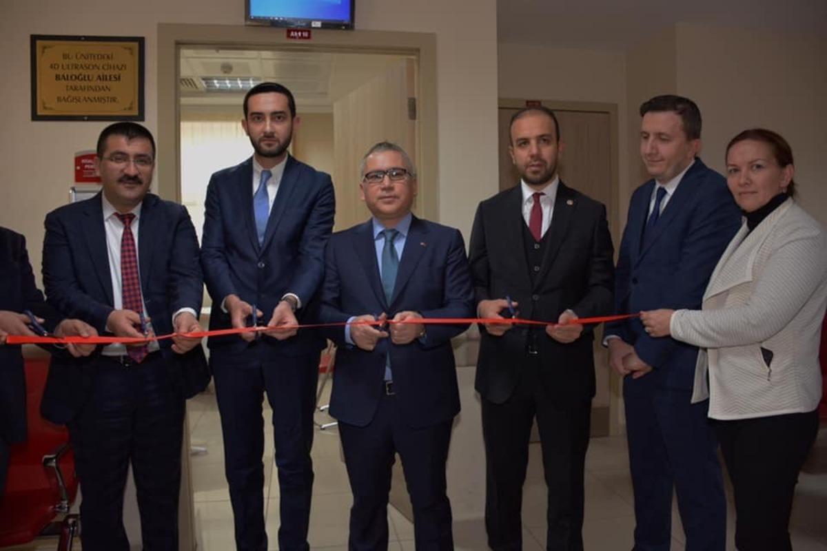 Hayırsever, hastaneye ultrason cihazı bağışladı