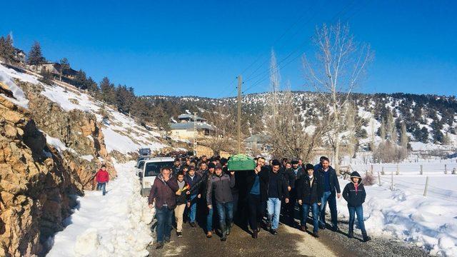 Çığ altında kalan işçi toprağa verildi