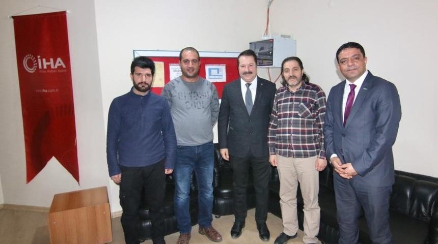 Van TSO heyetinden İHA&rsquo;ya ziyaret
