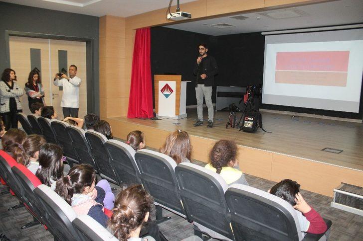 İHA muhabiri Başal’dan minik öğrencilere gazetecilik semineri G2