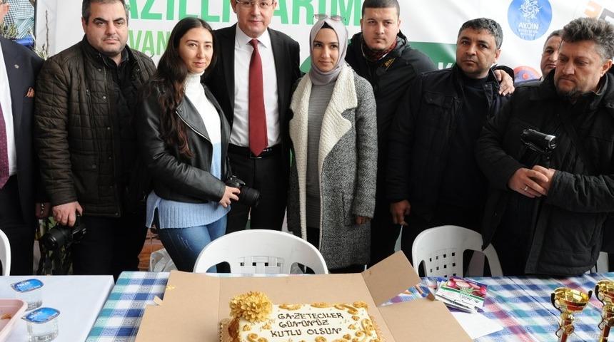 Tarım Fuarında gazetecilere sürpriz
