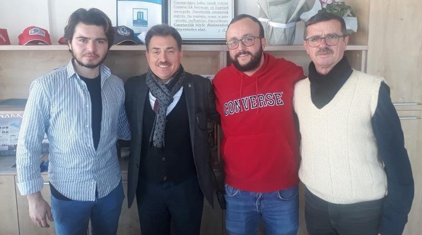 Başkan &Ouml;l&ccedil;ek&rsquo;ten İhlas Haber Ajansı&rsquo;na ziyaret