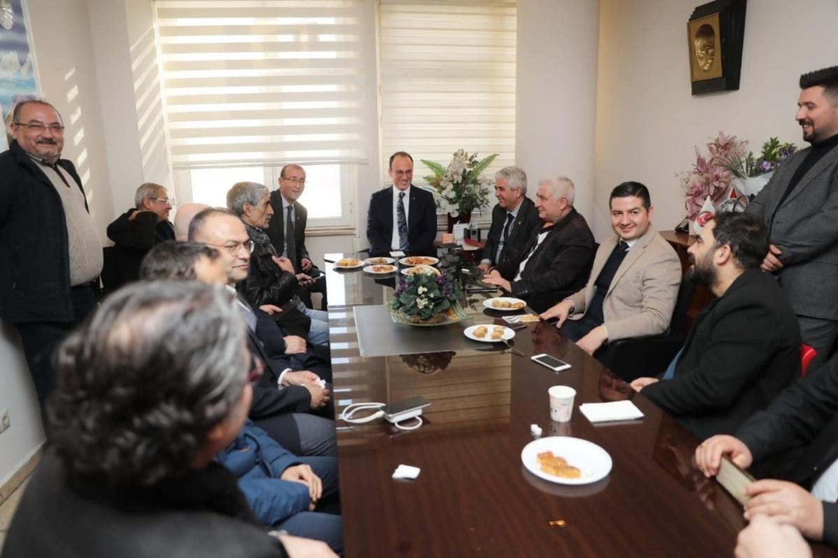 Pamukkale Belediye Başkanı Avni &Ouml;rki gazeteciler ile bir araya geldi