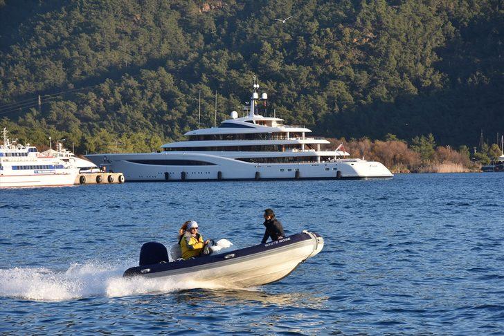 Değeri yaklaşık 200 milyon dolar! Mega yat Marmaris'te G5