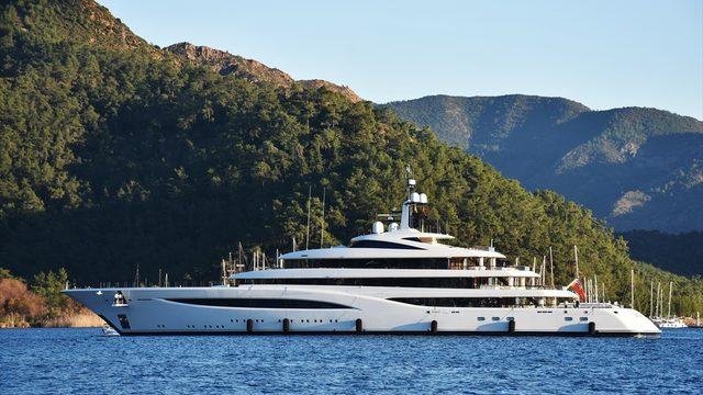 Değeri yaklaşık 200 milyon dolar! Mega yat Marmaris'te