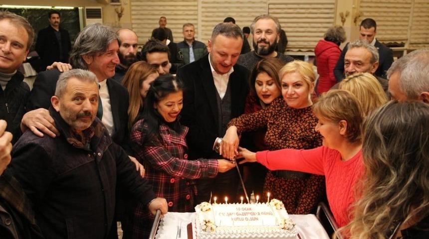 Zonguldak Belediye Başkanı Alan, gazetecilerle bir araya geldi