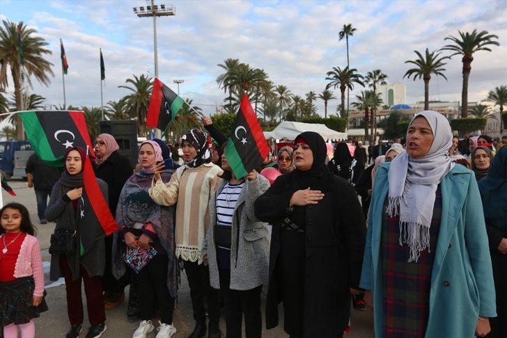 Trablus'ta Hafter saldırıları protesto edildi G4