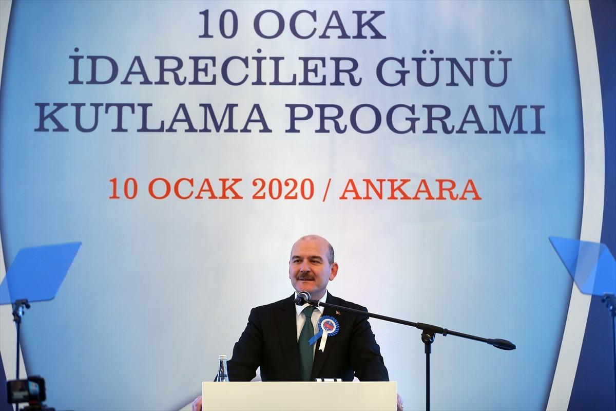 İ&ccedil;işleri Bakanı S&uuml;leyman Soylu, idarecilerle buluştu: