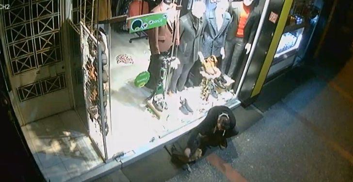 Balıkesir'de yürek ısıtan görüntü! Mağaza önünde üşüyen köpeğe montunu verdi G3