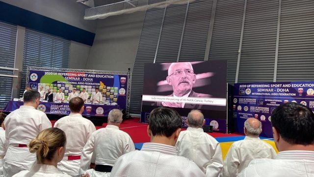 Uluslararası Judo Federasyonu'ndan Ali Natık Canca için saygı duruşu
