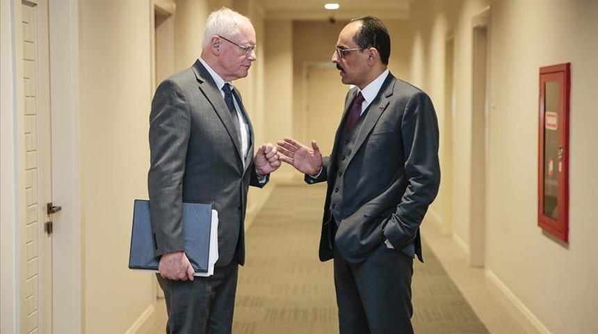 Cumhurbaşkanı Sözcüsü Kalın'dan ABD’nin Suriye Özel Temsilcisi Jeffrey ile kritik görüşme!