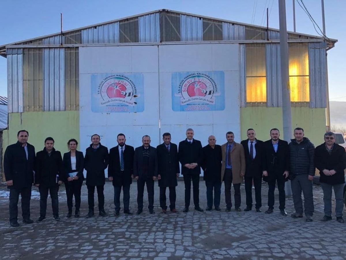 Jeotermale dayalı sera b&ouml;lgesi projesine ilk adım
