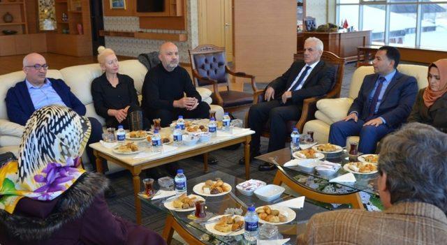 Prof. Dr. Ataç ve Prof. Dr. Şanlıdağ’dan DPÜ’ye ziyaret 1