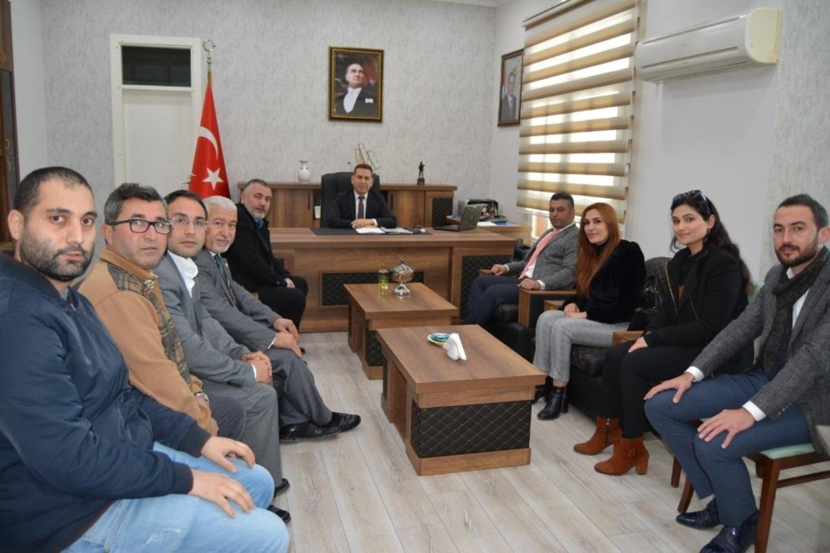Ceyhan Gazeteciler Cemiyeti&rsquo;nden Kaymakam Yılmaz&rsquo;a ziyaret