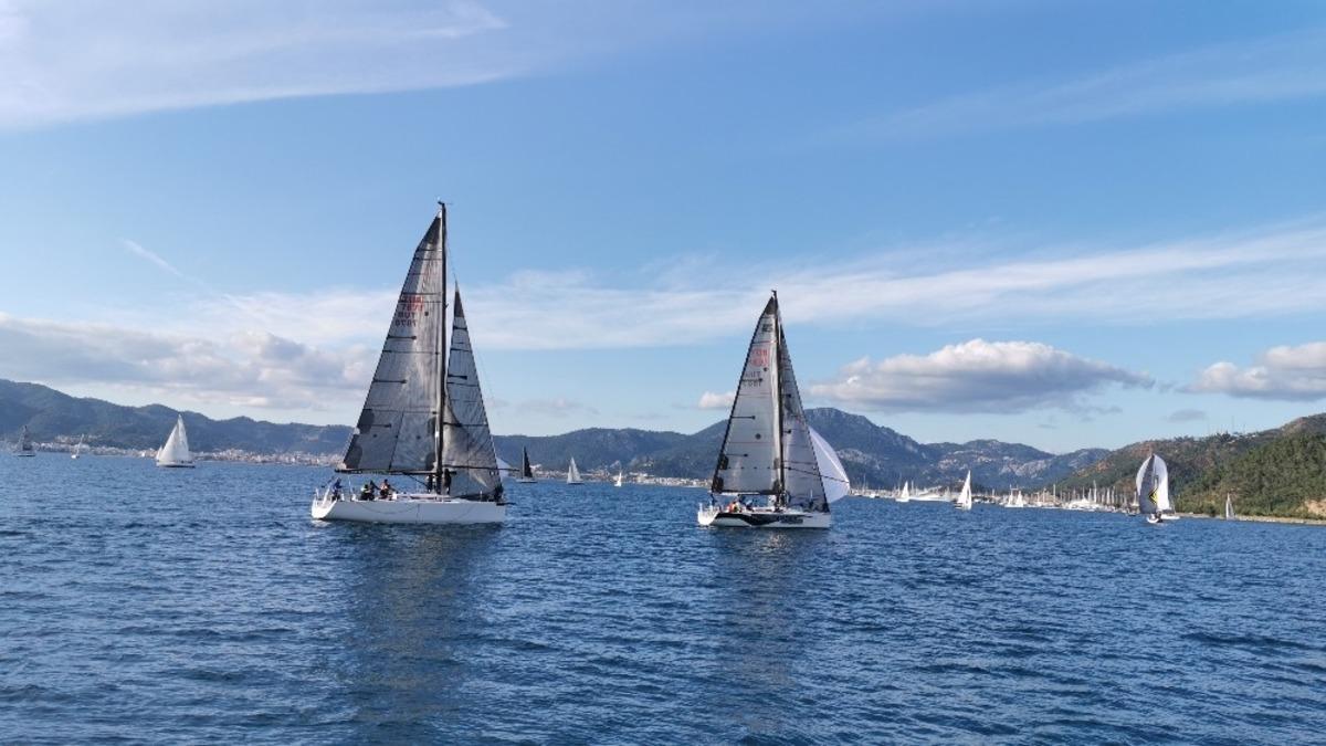 Marmaris 12.Kış Trofesi yarışlarında ilk g&uuml;n tamamlandı