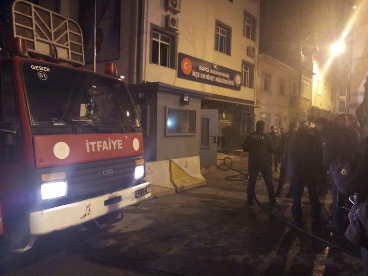 Darıca'da emniyet müdürlüğünde yangın G3
