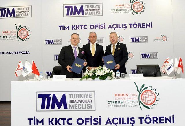 Türkiye İhracatçılar Meclisi (TİM) ilk yurt dışı ofisini KKTC’de açtı