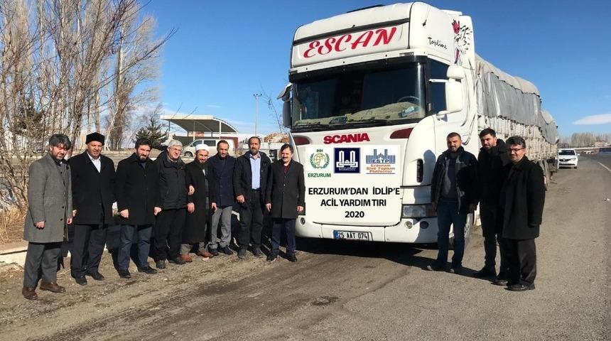 STK&rsquo;lardan 600 bin m&uuml;lteci i&ccedil;in yardım tırı