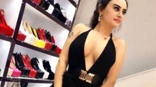 Naz Mila yine dansıyla olay oldu! Göğüs dekoltesi dansın önüne geçti