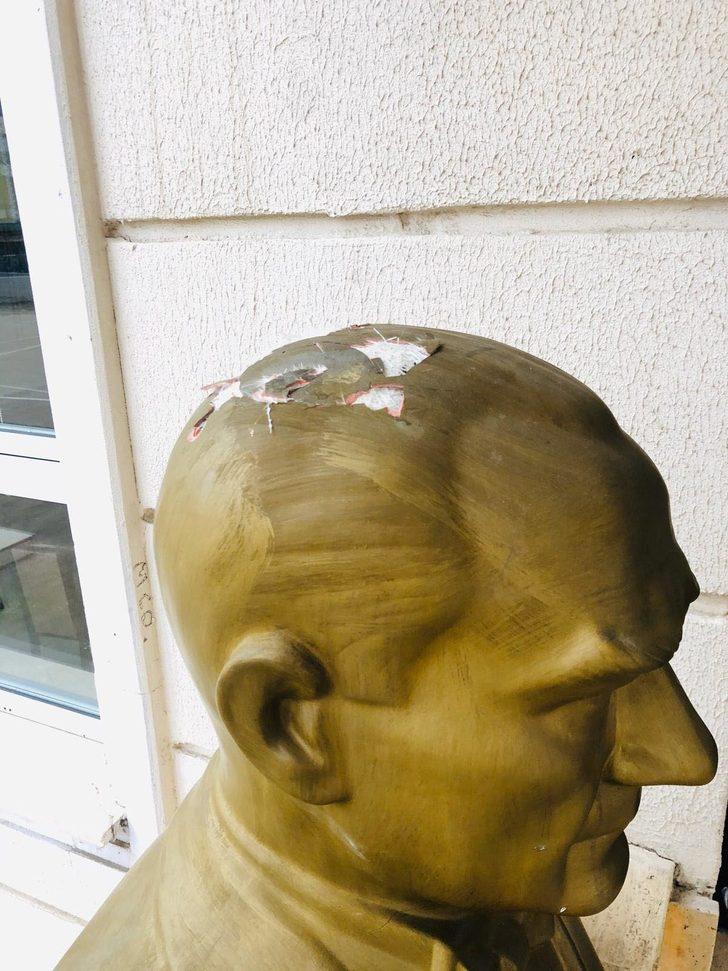Kocaeli'de Atatürk büstüne saldırı! G2