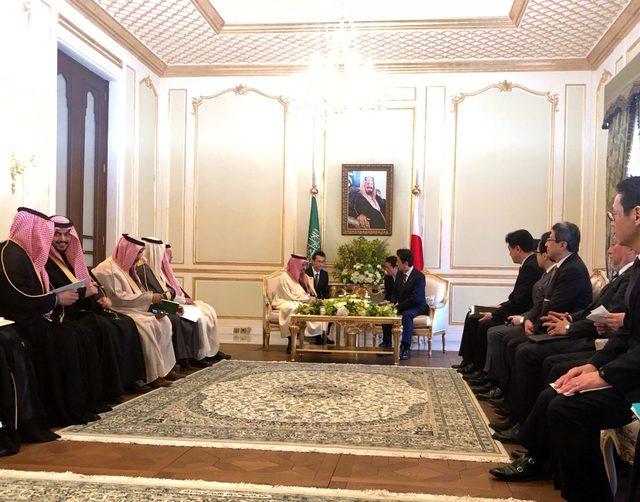 Japonya Başbakanı Abe, Suudi Dışişleri Bakanı Al Suud ile görüştü