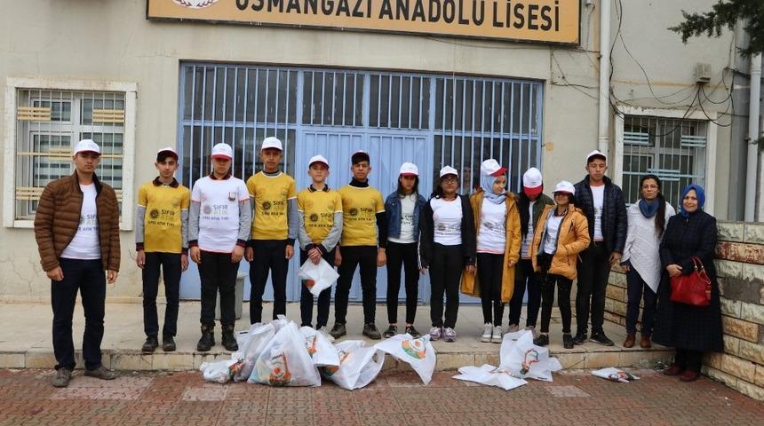 Sıfır atık timi görev başında