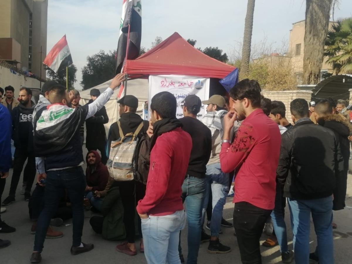 Irak&rsquo;taki protestolarda yaralı sayısı 59&rsquo;a y&uuml;kseldi