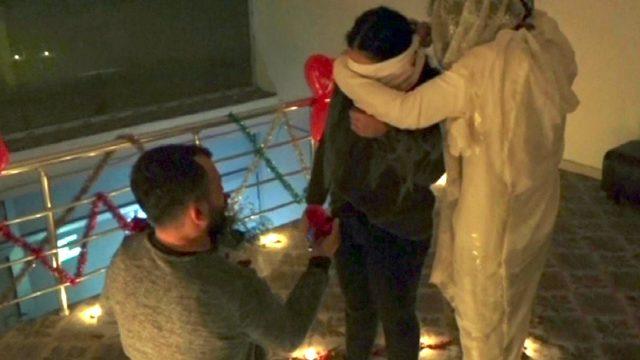 Böyle evlilik teklifi görülmedi! 'Son duanı et' dedi ve...