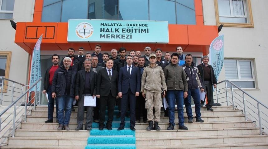 &ldquo;Doğal gaz Yakıtlı Kalorifer Ateşleme &rdquo; kurs sertifikaları verildi