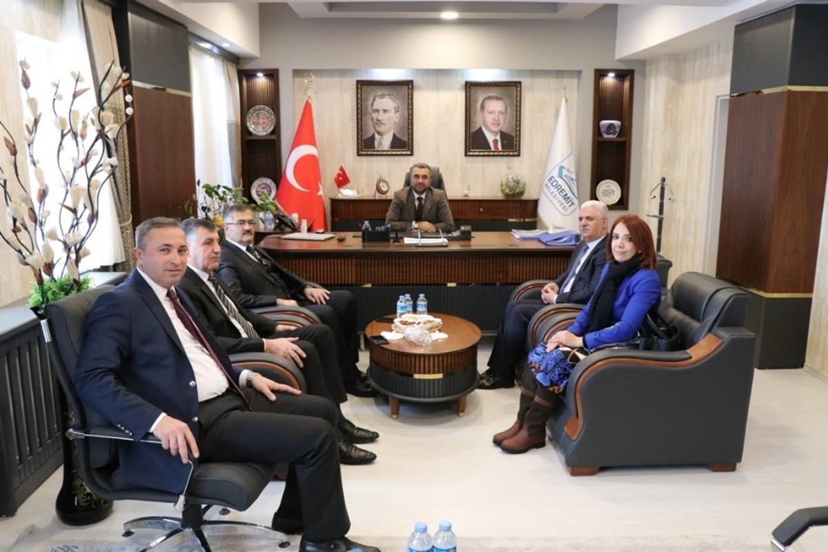 Eğitim camiasından Başkan Say&rsquo;a teşekk&uuml;r ziyareti