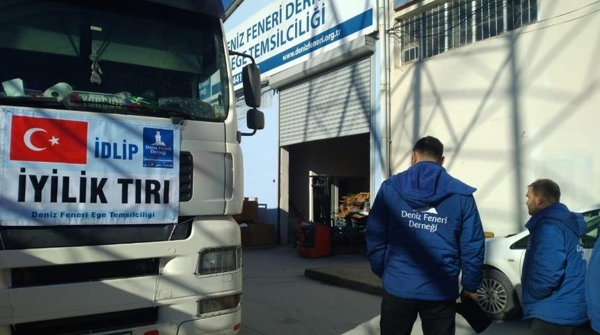 İzmir&rsquo;den İdlib&rsquo;e yardım eli